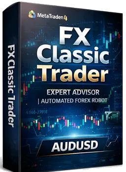 FX Classic Trader AUDUSD automated Forex robot software box